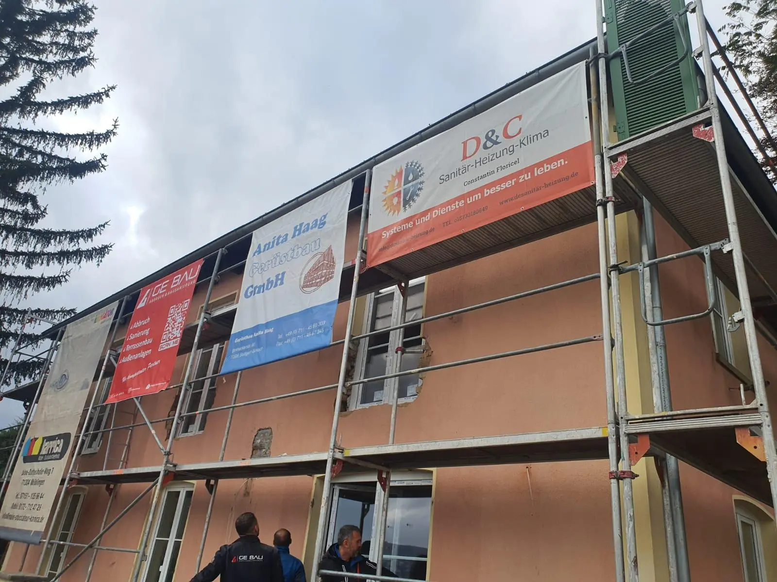 D&C Baustelle während einer Gebäudetechnik-Modernisierung